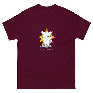 Power! Power! Happy Kitty Japanese Style Short-Sleeve Unisex T-Shirt